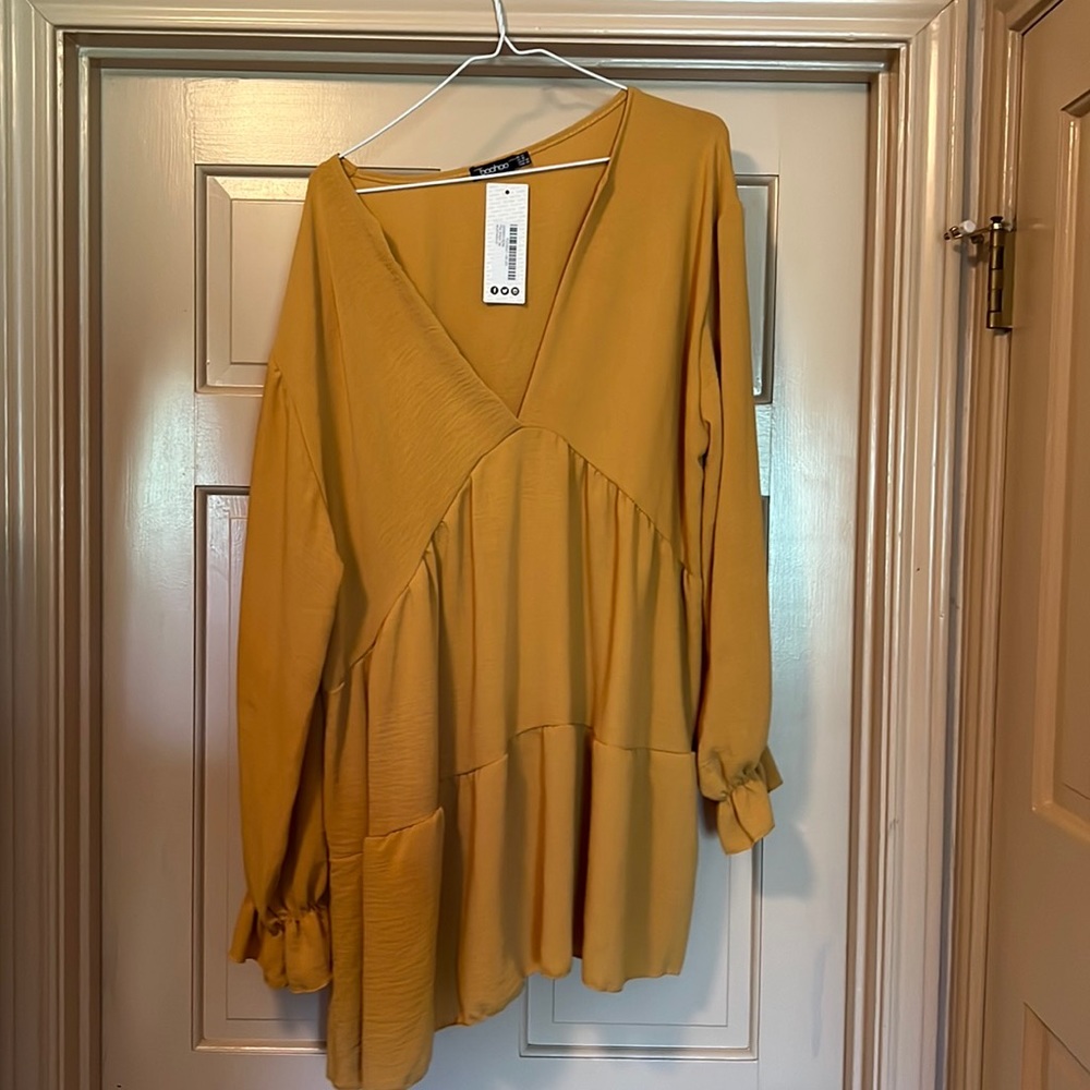 nwt mustard yellow blouse